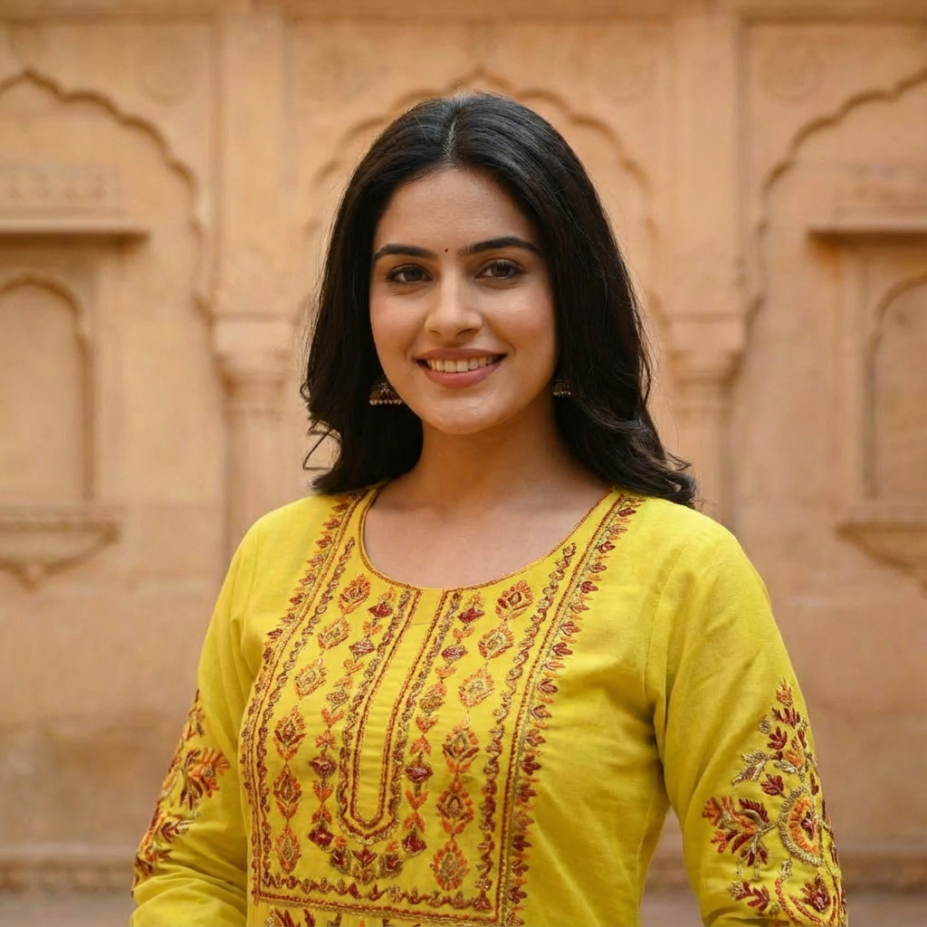 Sunflower Yellow Mul Cotton Dress