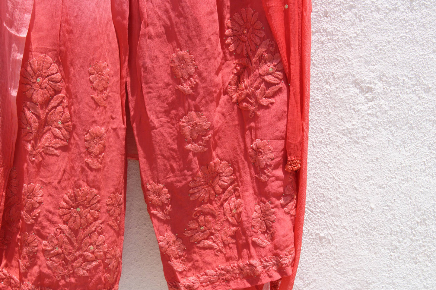 3d Georgette Chikankari Suit