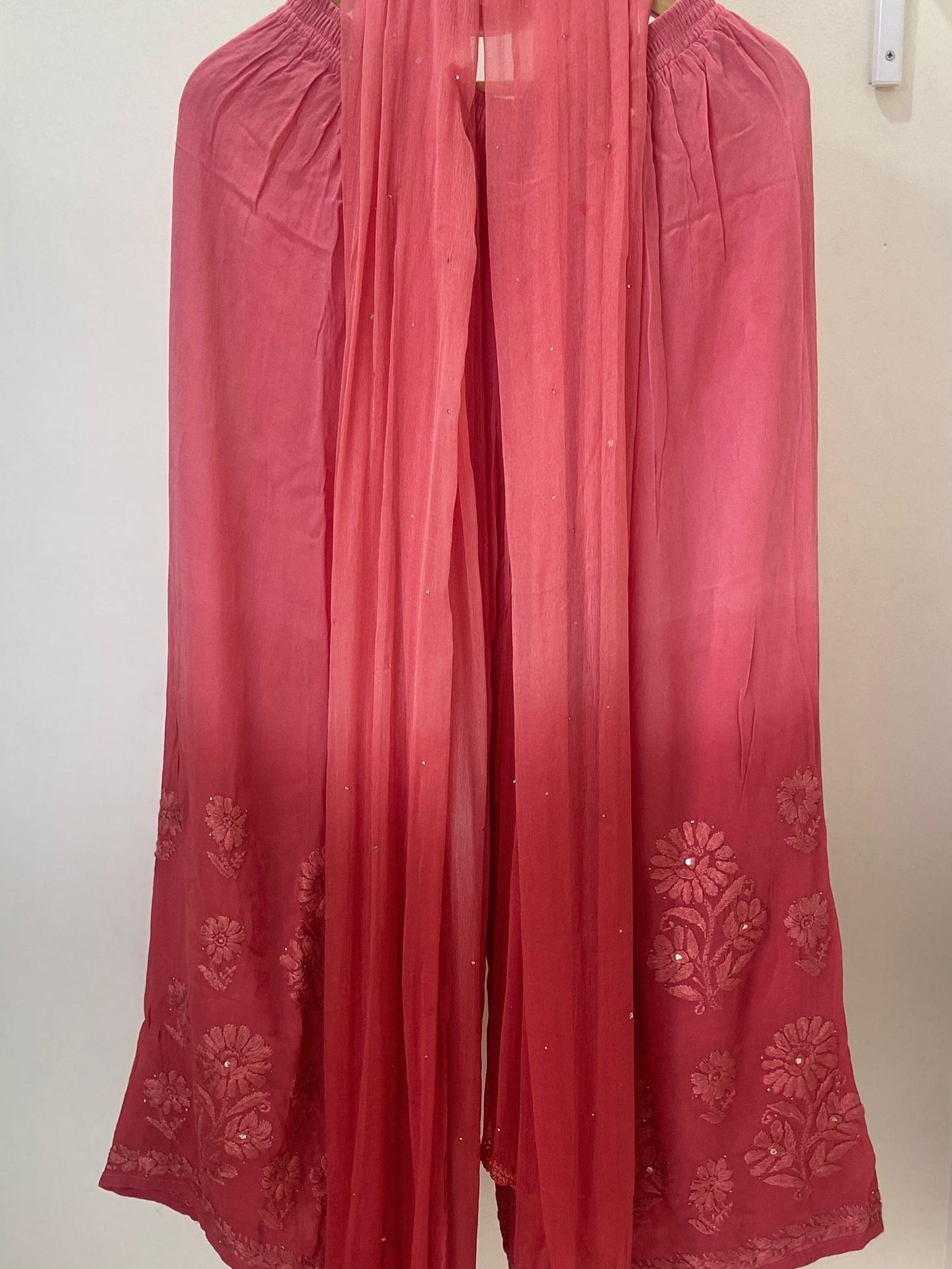 3d Georgette Chikankari Suit