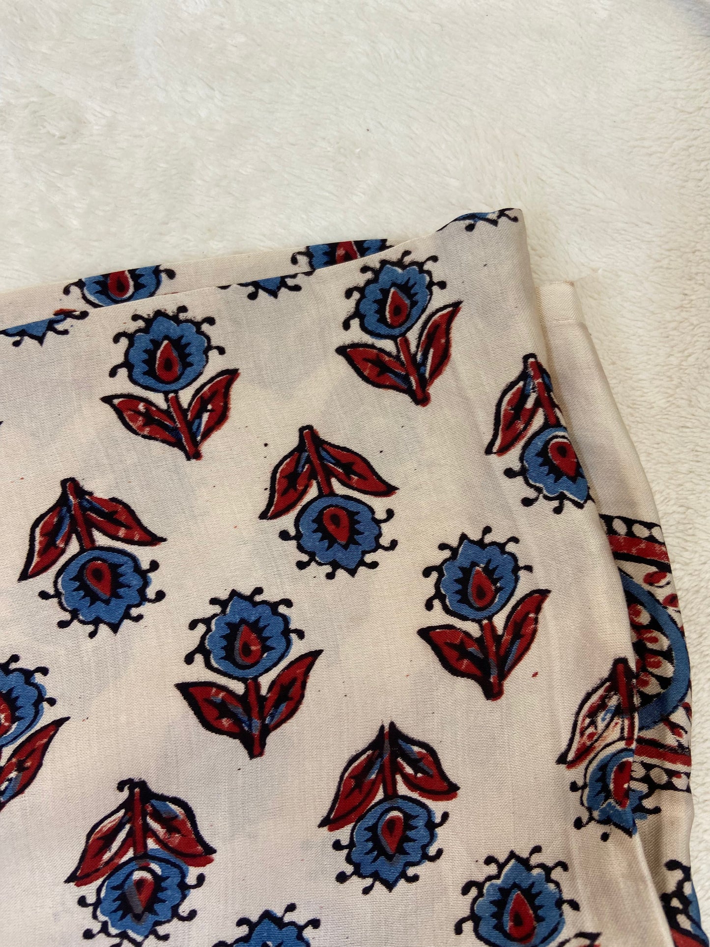 White Modal Silk Dupatta