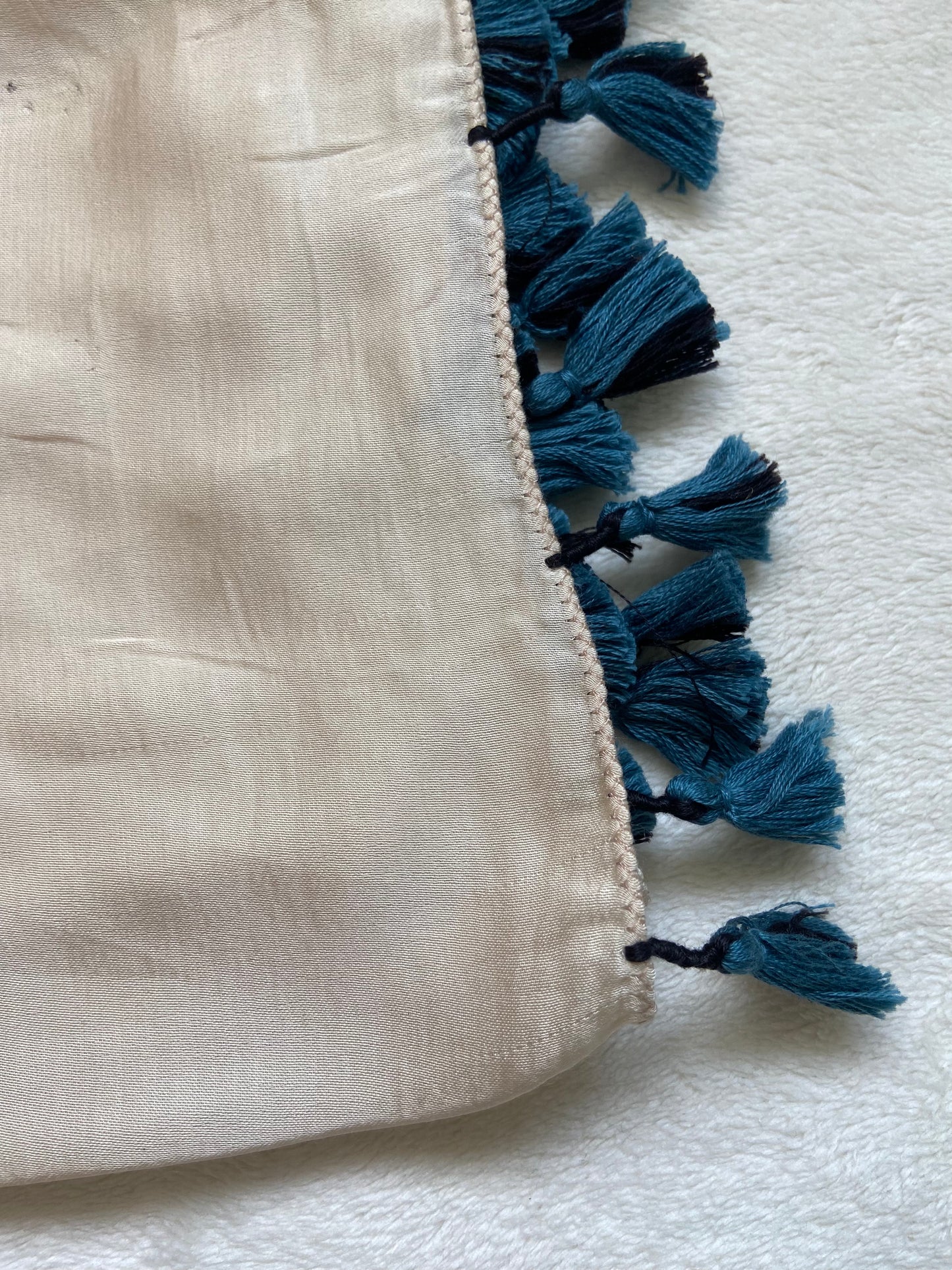 White Modal Silk Dupatta