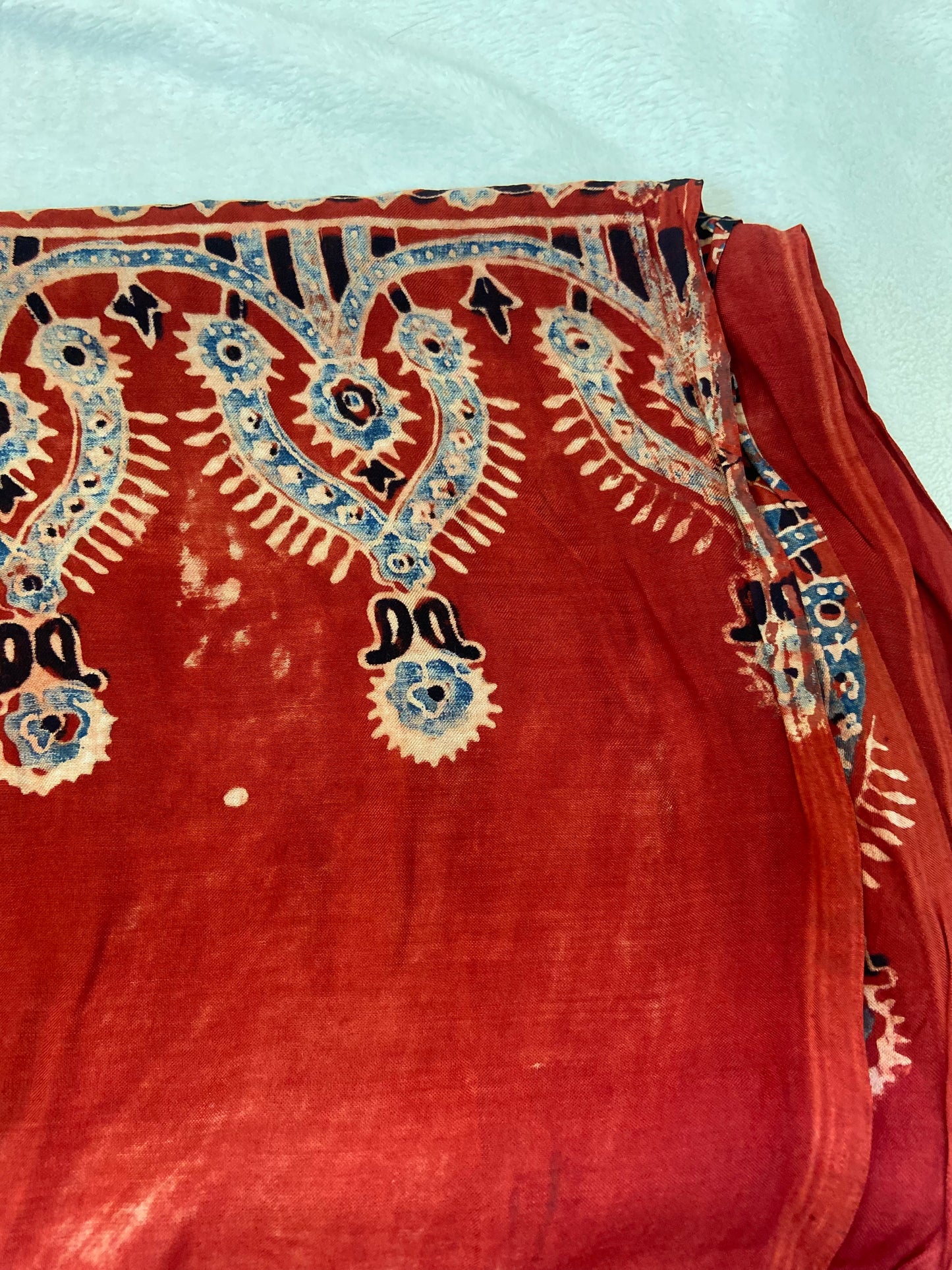 Red Modal Silk Dupatta