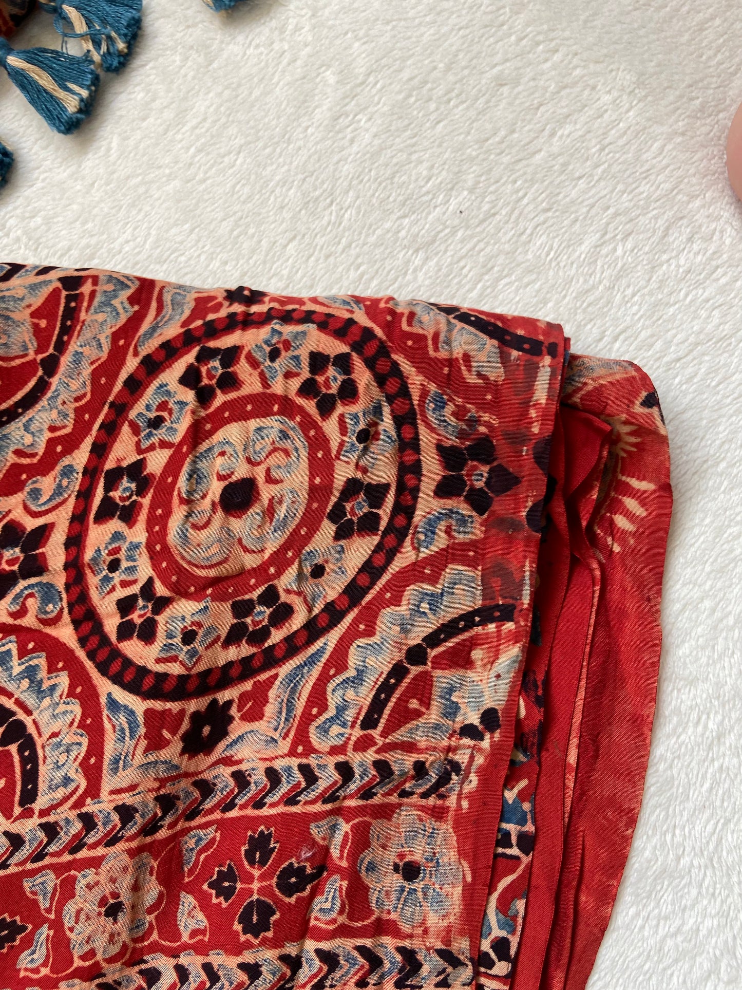 Red Modal Silk Dupatta