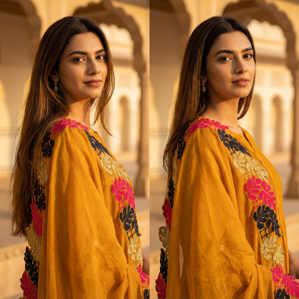 Chanderi Silk Suit Set