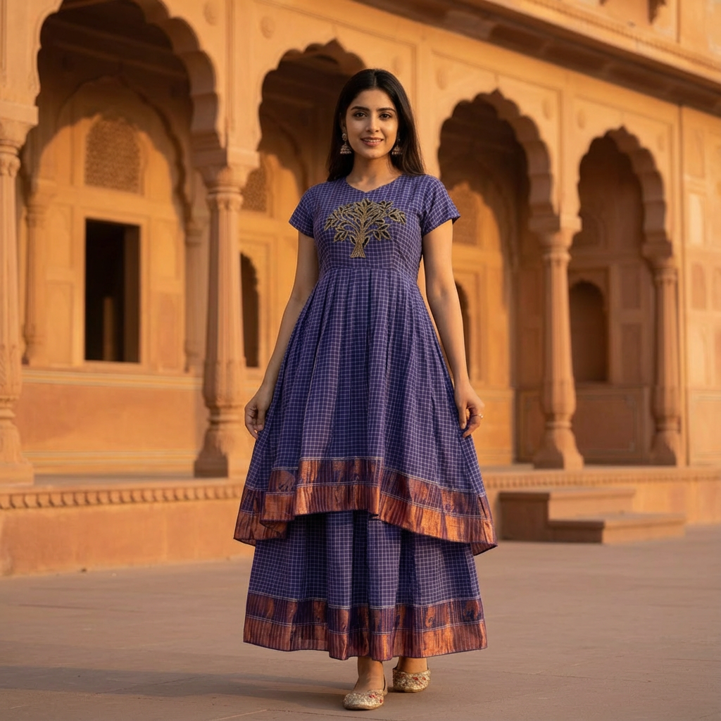 Indigo Blue Kota Dress